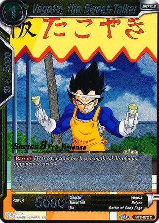 Vegeta, the Sweet-Talker [BT8-072_PR] | Black Swamp Games