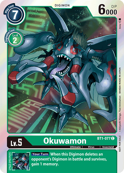 Okuwamon [BT1-077] (Event Pack) [Release Special Booster Ver.1.0 Promos] | Black Swamp Games