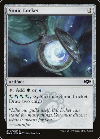 Simic Locket [Ravnica Allegiance] | Black Swamp Games