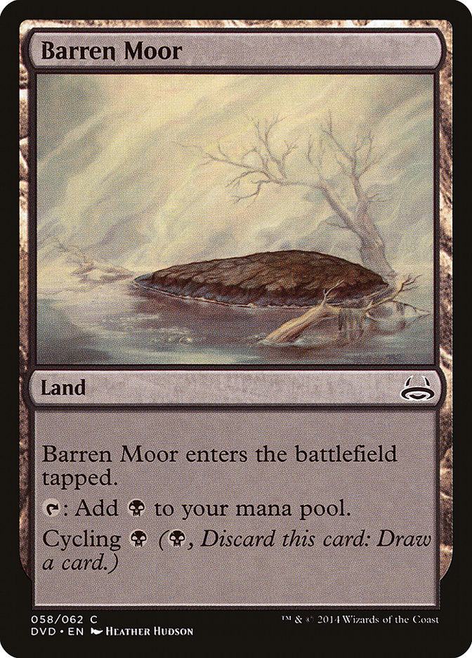 Barren Moor (Divine vs. Demonic) [Duel Decks Anthology] | Black Swamp Games