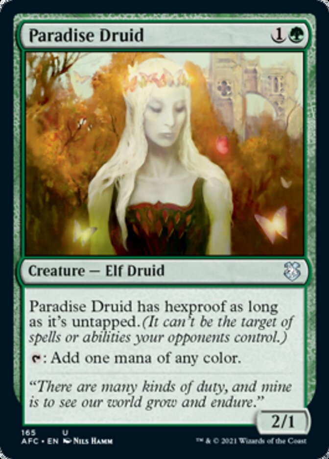 Paradise Druid [Dungeons & Dragons: Adventures in the Forgotten Realms Commander] | Black Swamp Games