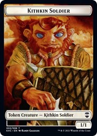 Kithkin Soldier // Pegasus Double-sided Token [Kaldheim Commander Tokens] | Black Swamp Games