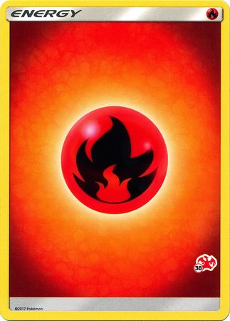 Fire Energy (Charizard Stamp #38) [Battle Academy 2020] | Black Swamp Games