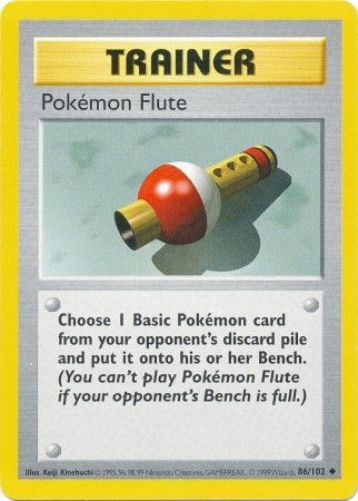 Pokemon Flute (86/102) [Base Set Shadowless Unlimited] | Black Swamp Games