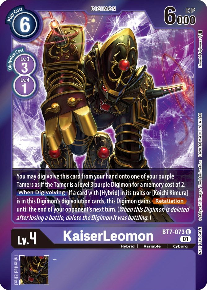 KaiserLeomon [BT7-073] (Event Pack 3) [Next Adventure Promos] | Black Swamp Games