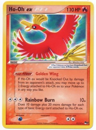 Ho-Oh ex (17/17) (Non-Holo) [POP Series 3] | Black Swamp Games