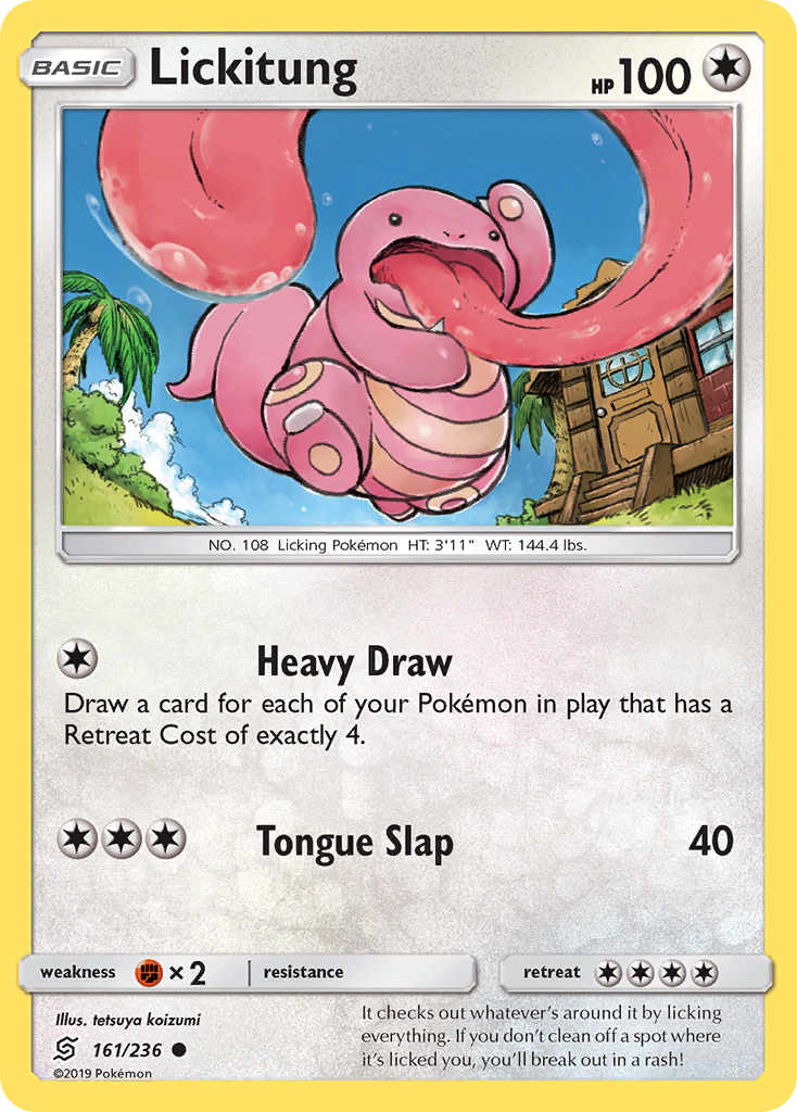 Lickitung (161/236) [Sun & Moon: Unified Minds] | Black Swamp Games