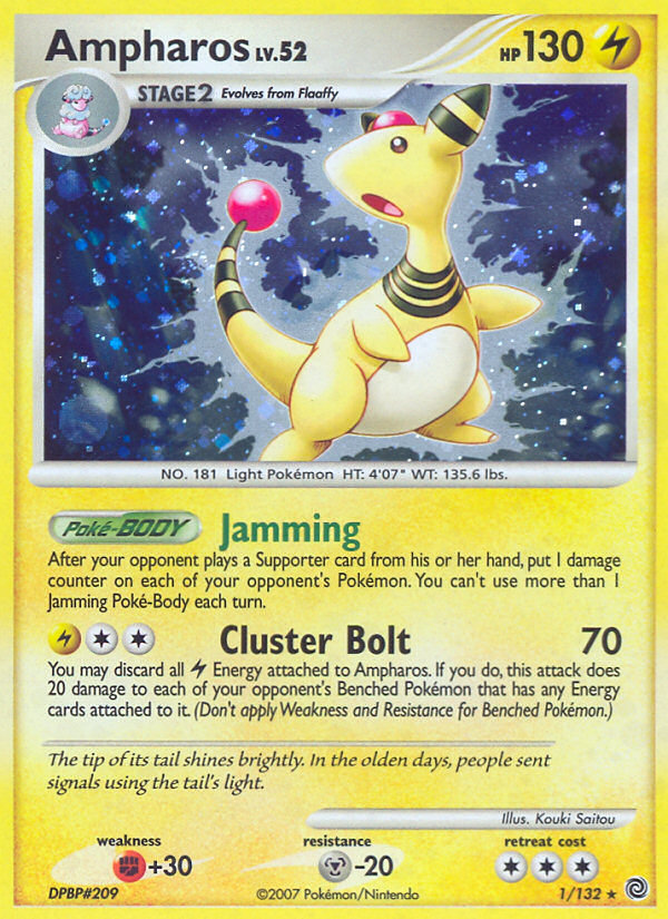 Ampharos (1/132) [Diamond & Pearl: Secret Wonders] | Black Swamp Games