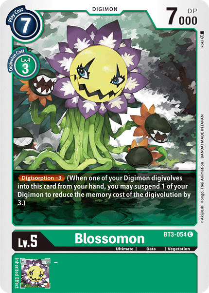 Blossomon [BT3-054] [Release Special Booster Ver.1.5] | Black Swamp Games