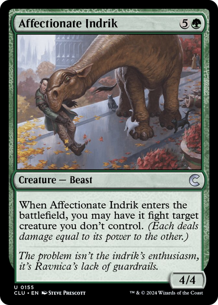 Affectionate Indrik [Ravnica: Clue Edition] | Black Swamp Games