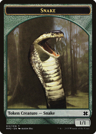 Snake Token [Modern Masters 2015 Tokens] | Black Swamp Games