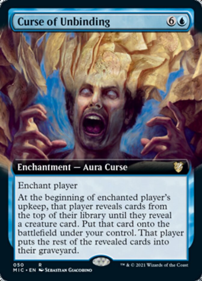 Curse of Unbinding (Extended) [Innistrad: Midnight Hunt Commander] | Black Swamp Games