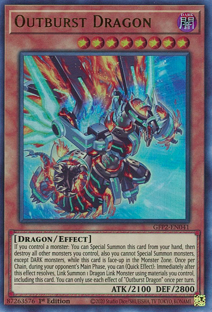 Outburst Dragon [GFP2-EN041] Ultra Rare | Black Swamp Games