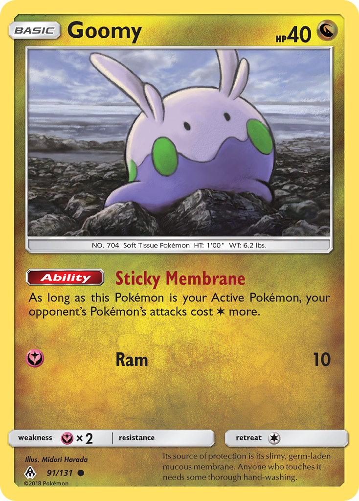 Goomy (91/131) [Sun & Moon: Forbidden Light] | Black Swamp Games