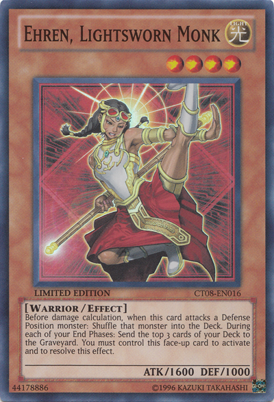 Ehren, Lightsworn Monk [CT08-EN016] Super Rare | Black Swamp Games