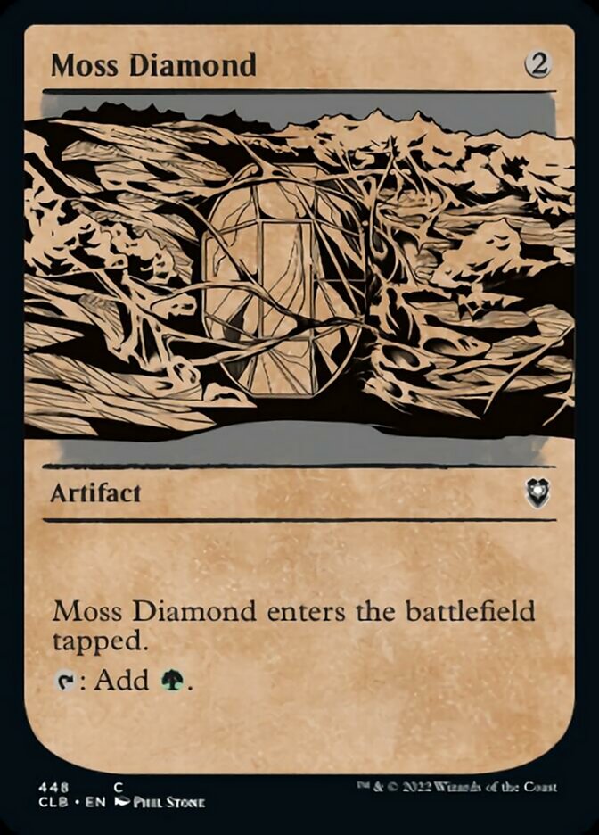 Moss Diamond (Showcase) [Commander Legends: Battle for Baldur's Gate] | Black Swamp Games