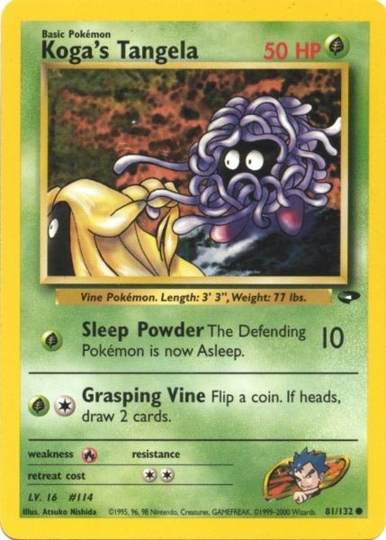 Koga's Tangela (81/132) [Gym Challenge Unlimited] | Black Swamp Games