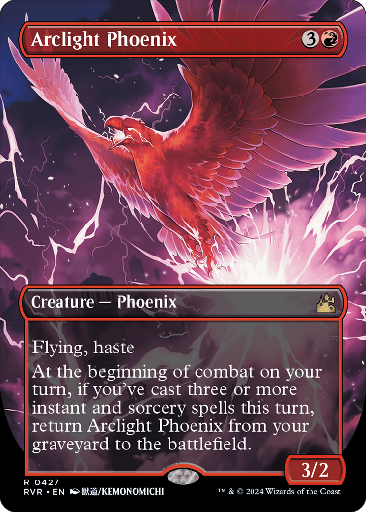 Arclight Phoenix (Anime Borderless) [Ravnica Remastered] | Black Swamp Games