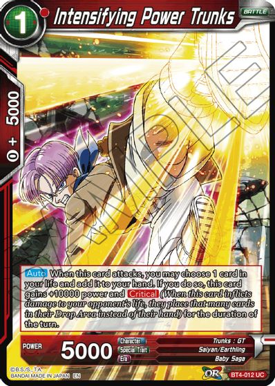 Intensifying Power Trunks (Reprint) (BT4-012) [Battle Evolution Booster] | Black Swamp Games