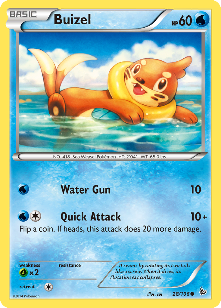 Buizel (28/106) [XY: Flashfire] | Black Swamp Games