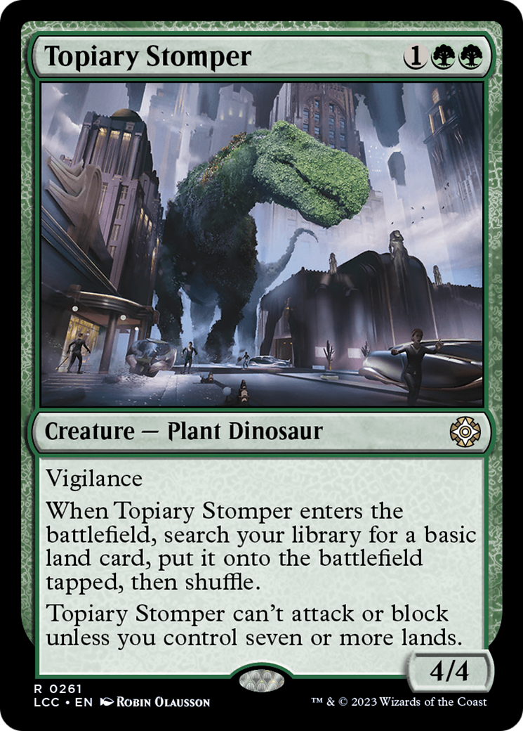 Topiary Stomper [The Lost Caverns of Ixalan Commander] | Black Swamp Games