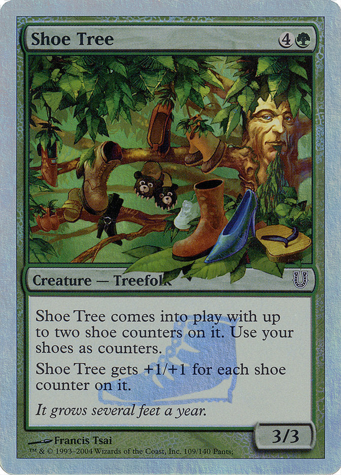 Shoe Tree (Alternate Foil) [Unhinged] | Black Swamp Games