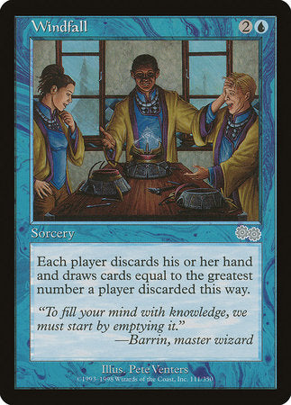 Windfall [Urza's Saga] | Black Swamp Games