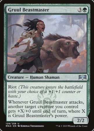 Gruul Beastmaster [Ravnica Allegiance] | Black Swamp Games