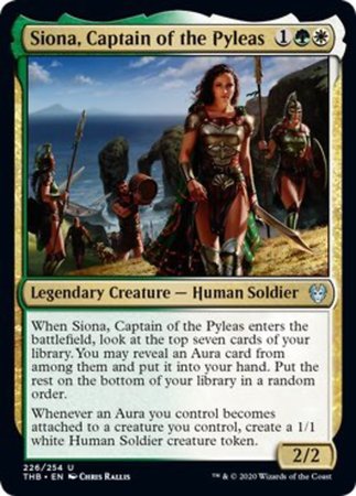 Siona, Captain of the Pyleas [Theros Beyond Death] | Black Swamp Games