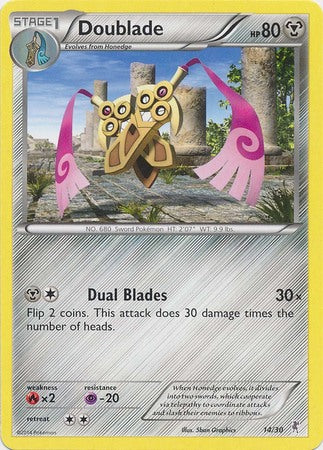 Doublade (14/30) [XY: Trainer Kit 1 - Bisharp] | Black Swamp Games