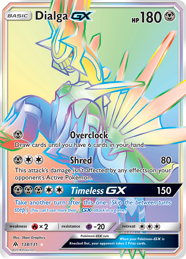 Dialga GX (138/131) [Sun & Moon: Forbidden Light] | Black Swamp Games