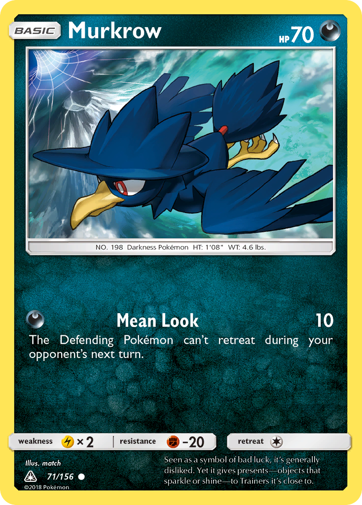 Murkrow (71/156) [Sun & Moon: Ultra Prism] | Black Swamp Games