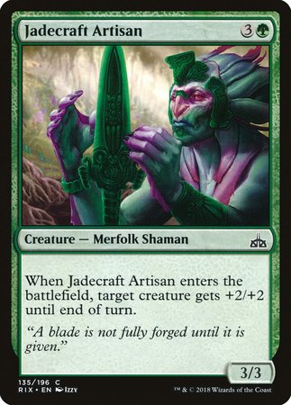 Jadecraft Artisan [Rivals of Ixalan] | Black Swamp Games