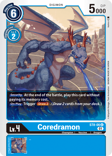 Coredramon [ST8-06] [Starter Deck: Ulforce Veedramon] | Black Swamp Games