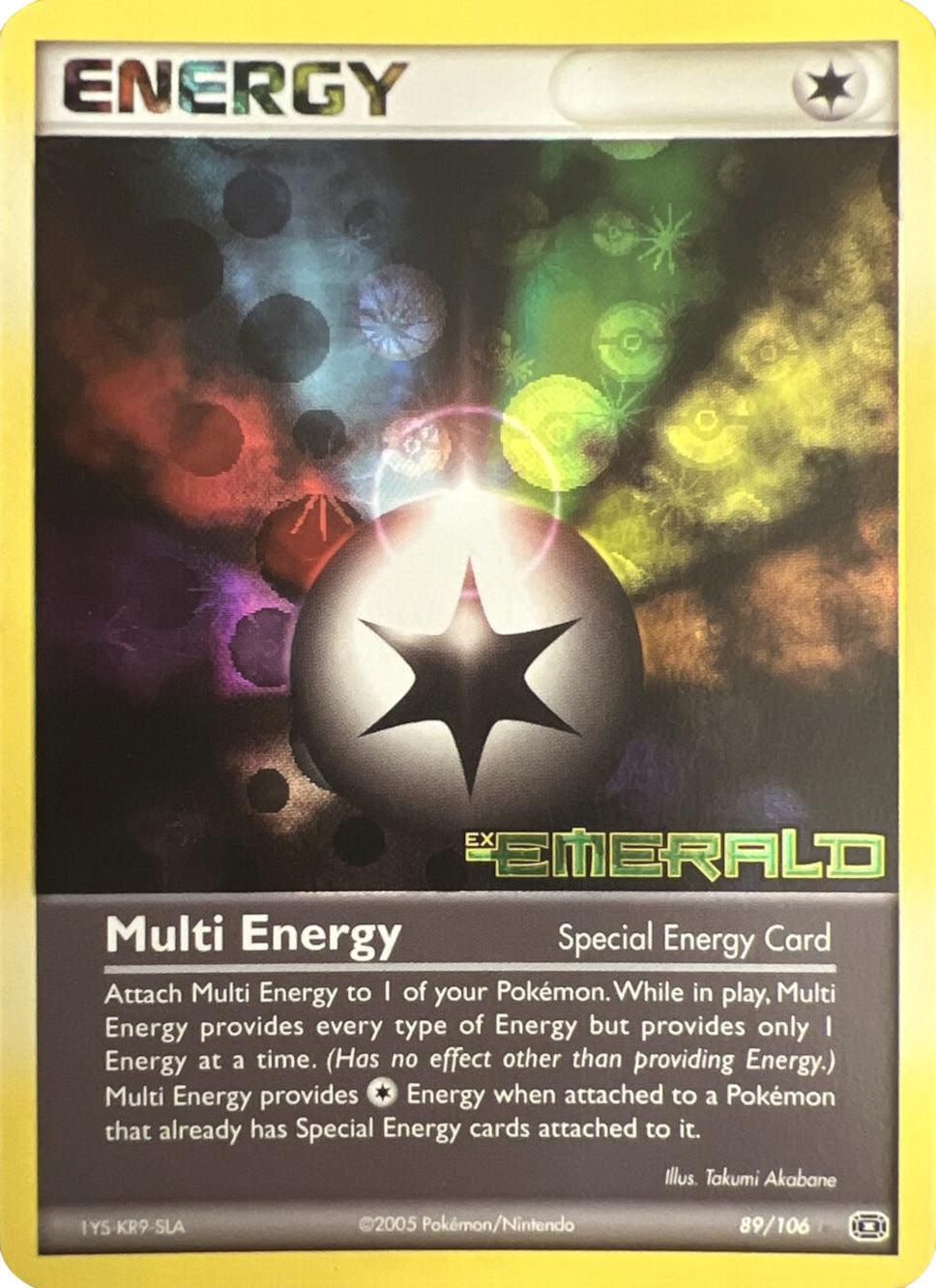 Multi Energy (89/106) (Stamped) [EX: Emerald] | Black Swamp Games