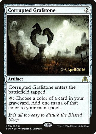 Corrupted Grafstone [Shadows over Innistrad Promos] | Black Swamp Games