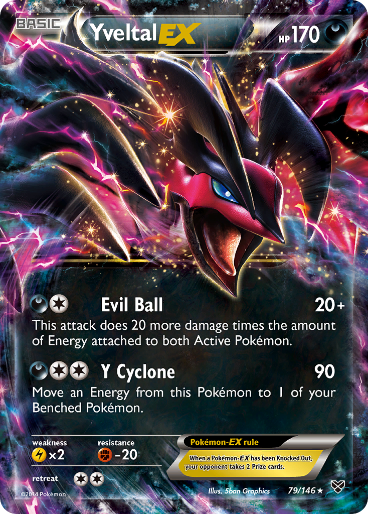 Yveltal EX (79/146) [XY: Base Set] | Black Swamp Games