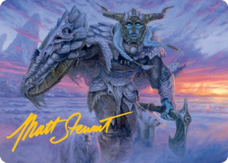 Frost Giant Art Card (Gold-Stamped Signature) [Dungeons & Dragons: Adventures in the Forgotten Realms Art Series] | Black Swamp Games