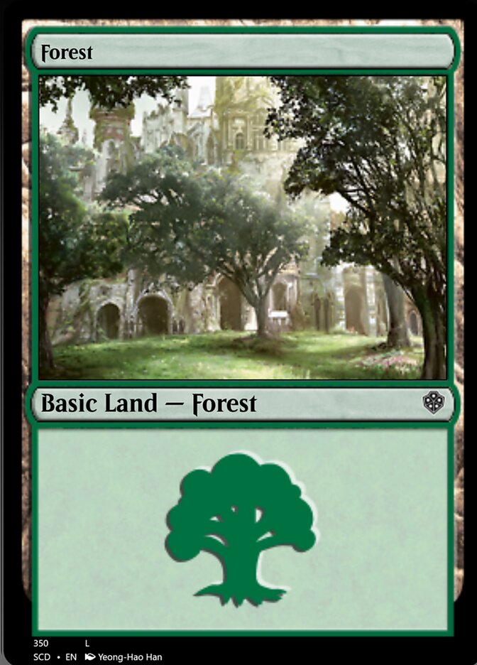 Forest (350) [Starter Commander Decks] | Black Swamp Games