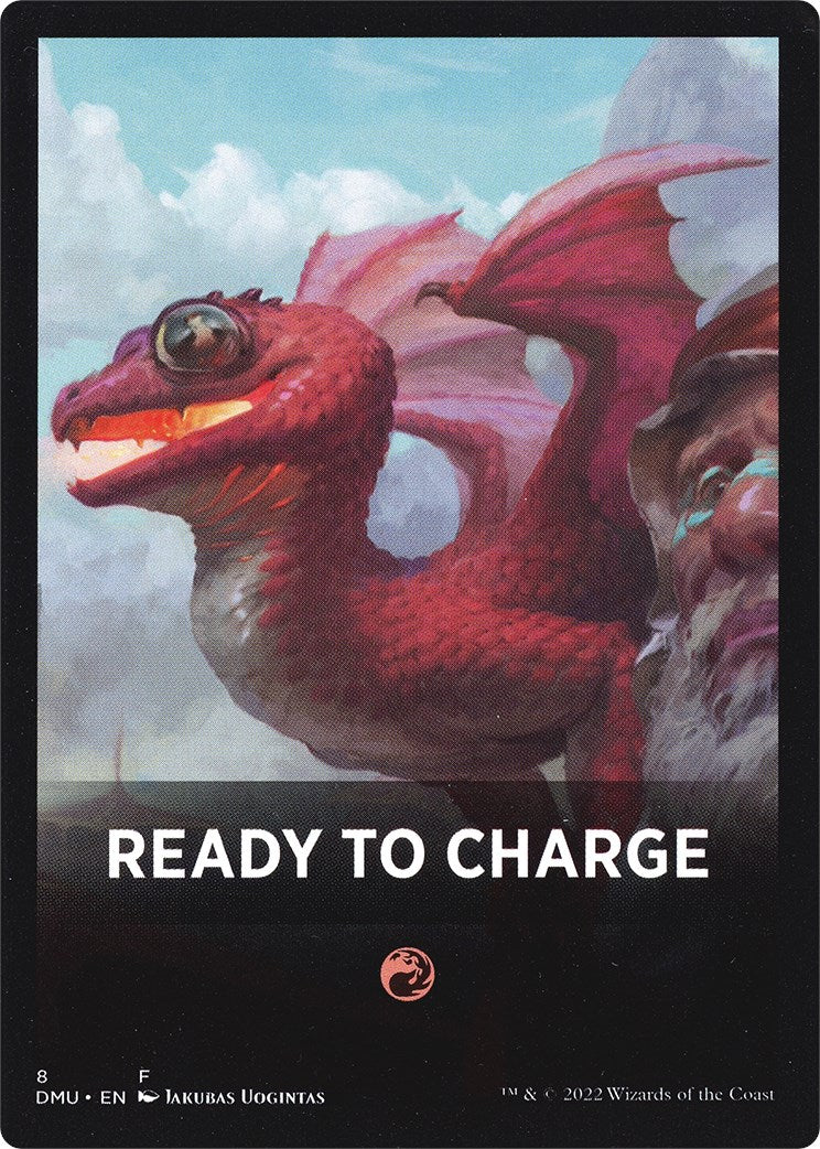 Ready to Charge Theme Card [Dominaria United Tokens] | Black Swamp Games