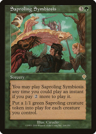 Saproling Symbiosis [Invasion] | Black Swamp Games