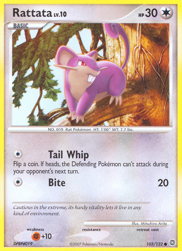 Rattata (103/132) [Diamond & Pearl: Secret Wonders] | Black Swamp Games