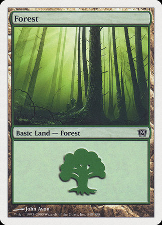 Forest (348) [Ninth Edition] | Black Swamp Games