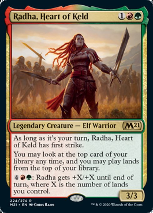 Radha, Heart of Keld [Core Set 2021] | Black Swamp Games