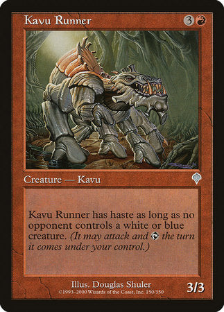 Kavu Runner [Invasion] | Black Swamp Games