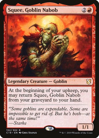 Squee, Goblin Nabob [Commander 2019] | Black Swamp Games