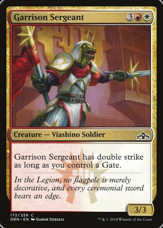 Garrison Sergeant [Guilds of Ravnica] | Black Swamp Games