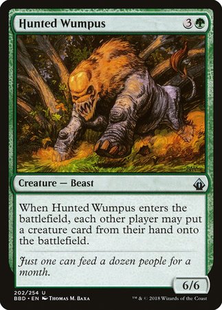 Hunted Wumpus [Battlebond] | Black Swamp Games