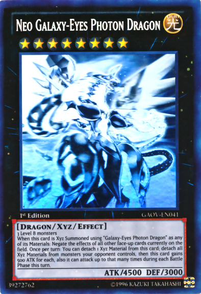 Neo Galaxy-Eyes Photon Dragon [GAOV-EN041] Ghost Rare | Black Swamp Games