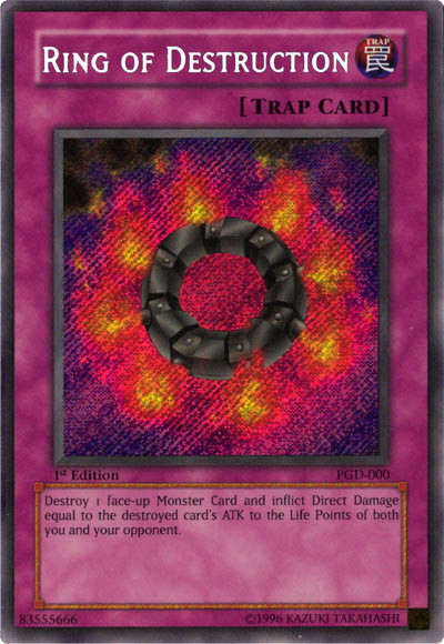 Ring of Destruction [PGD-000] Secret Rare | Black Swamp Games